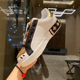 Dolce Gabbana New Silk Leather Casual Shoes For Women