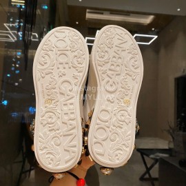 Dolce Gabbana New Silk Leather Casual Shoes For Women