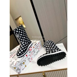 Dolce Gabbana Waterproof Warm Down Boots For Women