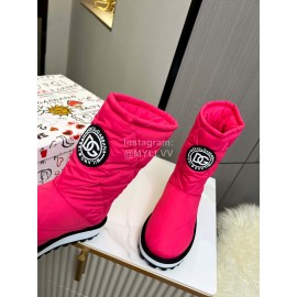 Dolce Gabbana Waterproof Warm Down Boots For Women Red