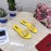 Dolce Gabbana Metal Cowhide Flat Slippers For Women Yellow