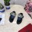 Dolce Gabbana Denim Sheepskin Flip Flops For Women 