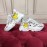 Dolce Gabbana Silk Leather Sneakers For Men And Women Yellow