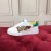 Dolce Gabbana Graffiti Silk Leather Casual Shoes For Women Green