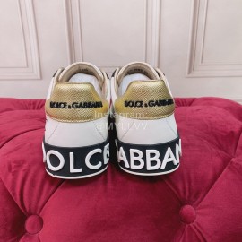 Dolce Gabbana New Silk Leather Casual Sneakers For Women 