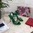 Dolce Gabbana Cowhide High Heeled Sandals For Women Green