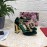 Dolce Gabbana Velvet Sheepskin High Heels For Women Green