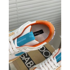 Dolce Gabbana New Casual Sneakers For Women Orange