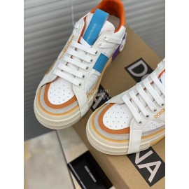 Dolce Gabbana New Casual Sneakers For Women Orange
