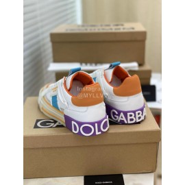 Dolce Gabbana New Casual Sneakers For Women Orange