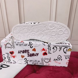 Dolce Gabbana Silk Cowhide Casual Sneakers For Women 