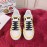Dolce Gabbana Silk Cowhide Casual Sneakers For Women Yellow