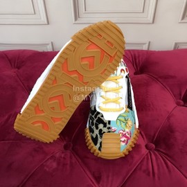 Dolce Gabbana Fashion Lace Up Casual Shoes For Women Green