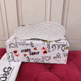 Dolce Gabbana Fashion Cowhide Canvas Shoes For Women 