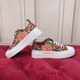 Dolce Gabbana New Cowhide Canvas Shoes For Women 