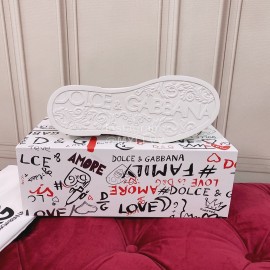 Dolce Gabbana New Cowhide Canvas Shoes For Women 