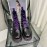 Drmartens Cool Calf Martins Boots For Women Purple