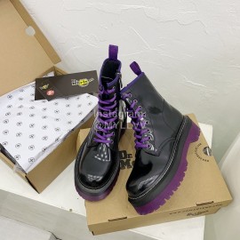 Drmartens Cool Calf Martins Boots For Women Purple