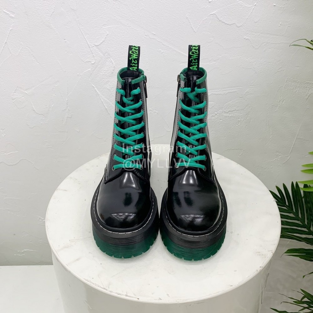 Drmartens Cool Calf Martins Boots For Women Green