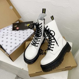 Drmartens Cool Calf Martins Boots For Women White