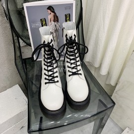 Drmartens Cool Calf Martins Boots For Women White