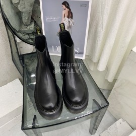 Drmartens Cool Calf Thick Soles Short Boots For Women Black