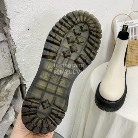 Drmartens Cool Calf Thick Soles Short Boots For Women White