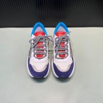 Dsquared2 Cowhide Mesh Sneakers For Men Blue