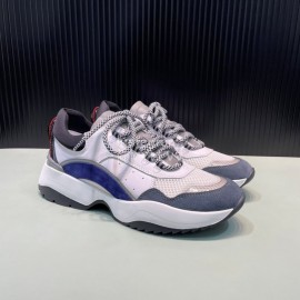 Dsquared2 Cowhide Mesh Sneakers For Men White