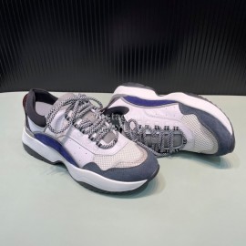 Dsquared2 Cowhide Mesh Sneakers For Men White