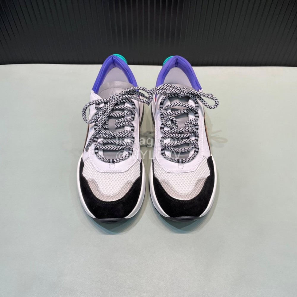 Dsquared2 Cowhide Mesh Sneakers For Men