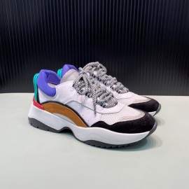 Dsquared2 Cowhide Mesh Sneakers For Men