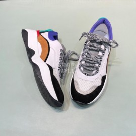 Dsquared2 Cowhide Mesh Sneakers For Men