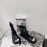 Dymalnotpy Vintage Cowhide Short Boots For Women Black