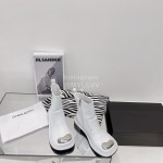 Dymalnotpy Vintage Cowhide Short Boots For Women White