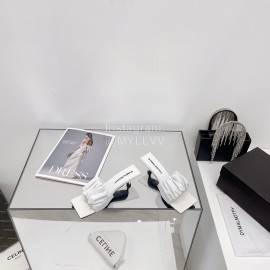 Dymalnotpy Summer Wrinkled Sheepskin High Heeled S..