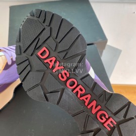 Dymonlatry Leather Nylon Thick Soled Sports Shoes For Women Purple