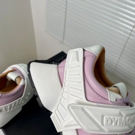 Dymonlatry Cowhide Nylon Thick Soled Sports Shoes For Women Purple