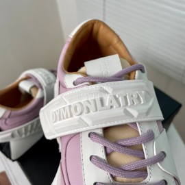 Dymonlatry Cowhide Nylon Thick Soled Sports Shoes For Women Purple