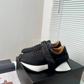 Dymonlatry Cowhide Nylon Thick Soled Sports Shoes ..