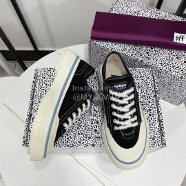 Eytys Odessa Vintage Canvas Shoes For Women Black