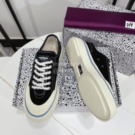 Eytys Odessa Vintage Canvas Shoes For Women Black