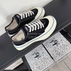 Eytys Odessa Vintage Canvas Shoes For Women Black