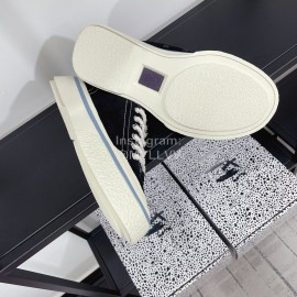 Eytys Odessa Vintage Canvas Shoes For Women Black