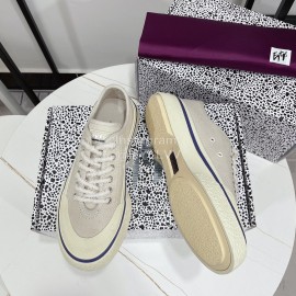 Eytys Odessa Vintage Canvas Shoes For Women Light Gray