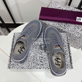 Eytys Odessa Vintage Canvas Shoes For Women Gray