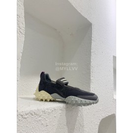 Eytys Fashion Mesh Cowhide Latex Shoes For Women Black