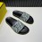 Fendi Printed Calf Leather Slippers For Men Green