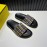 Fendi Printed Calf Leather Slippers For Men
