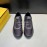 Fendi Mesh Leather Sneakers With Bag Bugs Eyes For Men Black